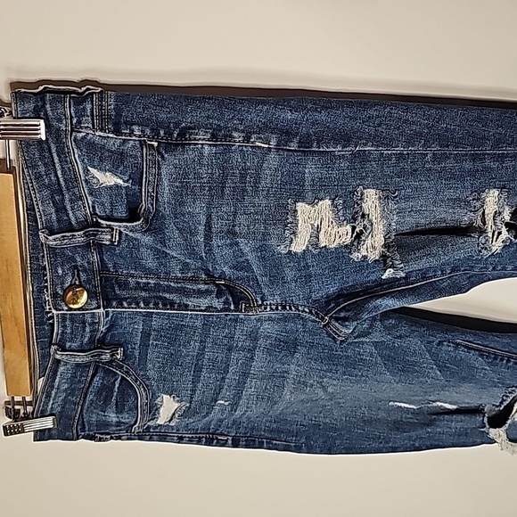 American Eagle super stretch size 4 high rise jeggings - Picture 2 of 8